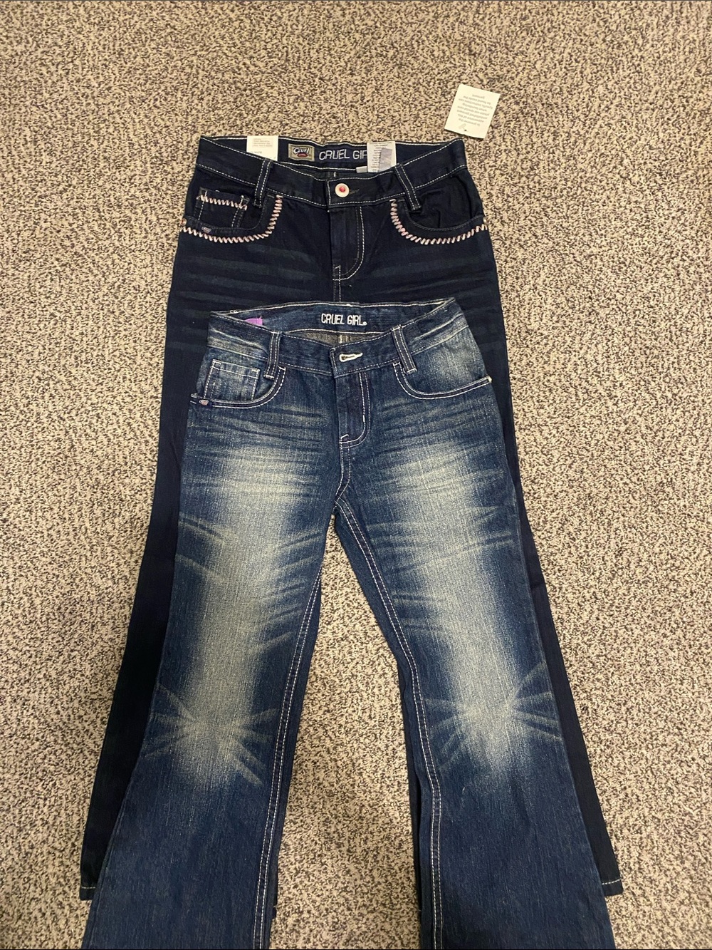Cruel Girl Girls' 8R Bootcut Jeans: 2 Pair NWOT